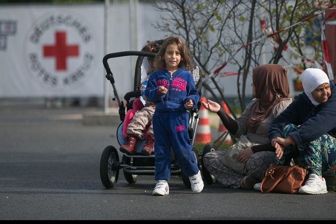 Syrští uprchlíci v saském Heidenau