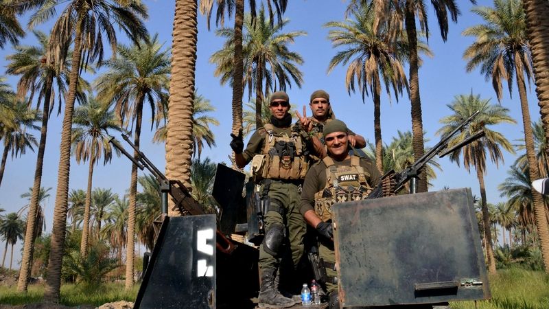 Příslušníci iráckých speciálních sil. Ilustrační foto