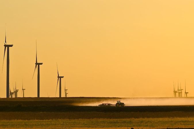 Větrné parky ČEZ ve Francii ještě nestojí. Na ilustračním snímku je větrná farma ČEZ v Rumunsku.