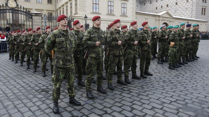 Slavnostní přísaha vojáků AČR (ilustrační snímek)