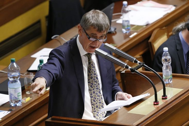 Andrej Babiš ve Sněmovně před hlasováním o vyslovení nedůvěry vládě 