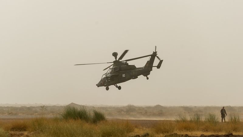 Vrtulník v Mali (ilustrační foto)