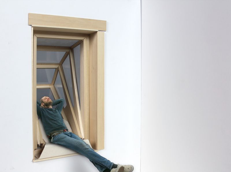 Typ Hopper umožňuje vyklonit se bezstarostně z okna a užívat si ničím nerušeného výhledu na nebe nad sebou.