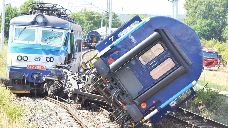 Nehoda vlaků u Horažďovic