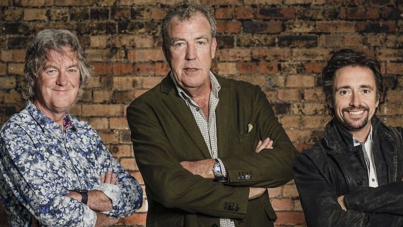 Clarkson, Hammond a May se objevili v Top Gearu. Kvůli Sabine Schmitzové