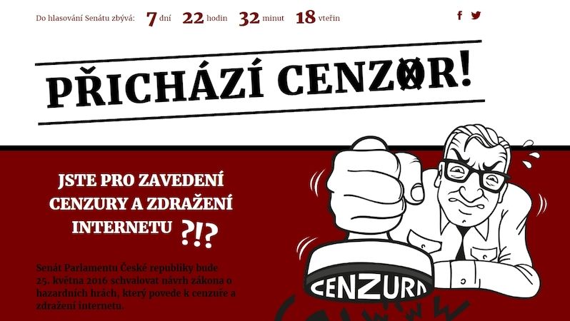 Webové stránky prichazicenzor.cz