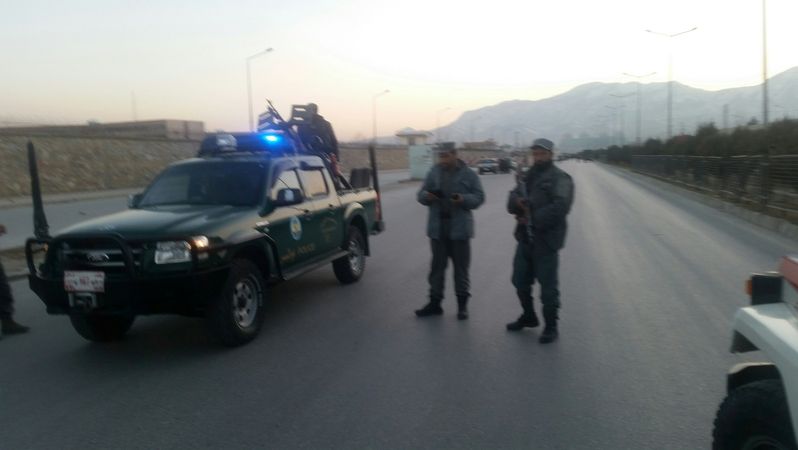 Afghánští policisté při zásahu (ilustrační foto) 