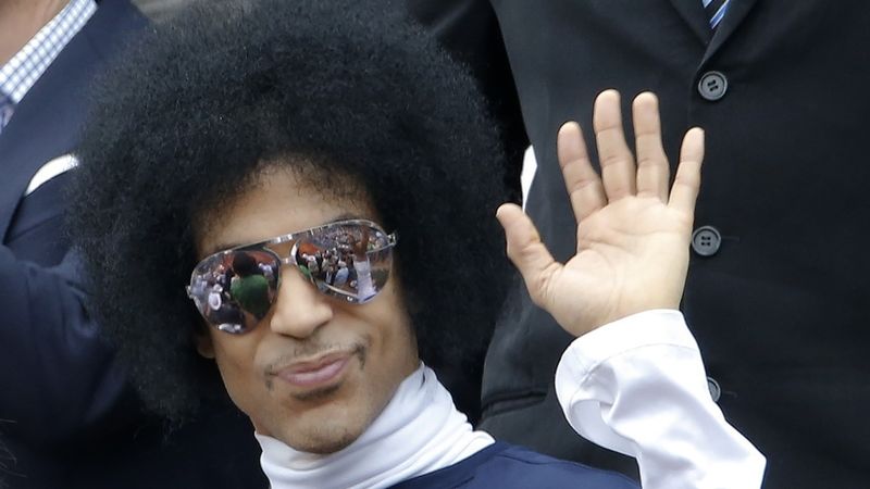 Zpěvák Prince na snímku z roku 2014. 
