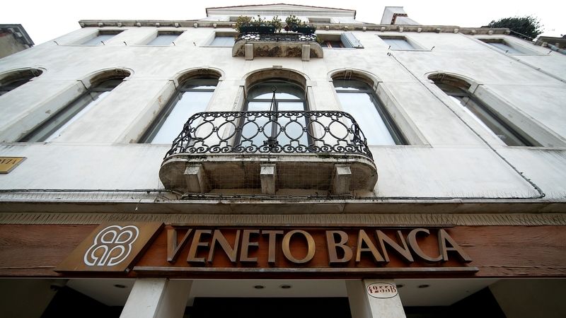 Pobočka Veneto Banca v Benátkách