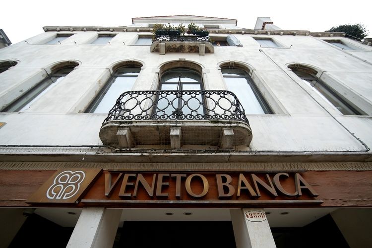 Pobočka Veneto Banca v Benátkách