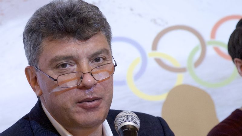 Boris Němcov na snímku z roku 2013