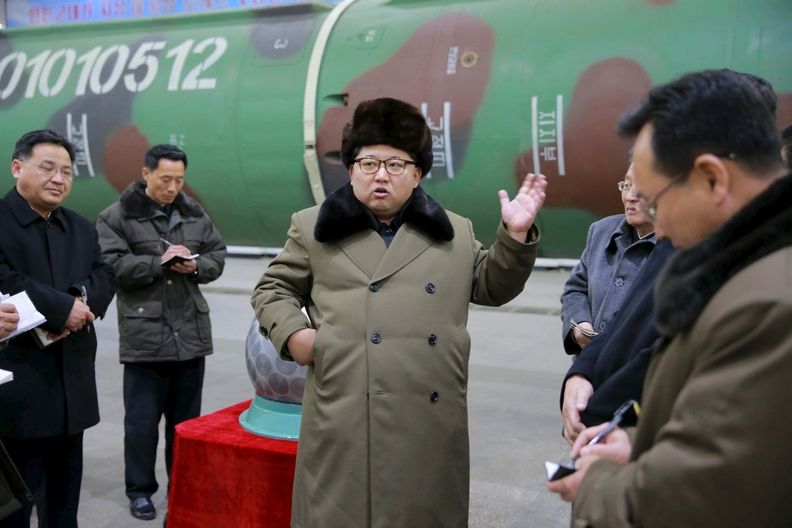 Severokorejský vůdce Kim Čong-un 
