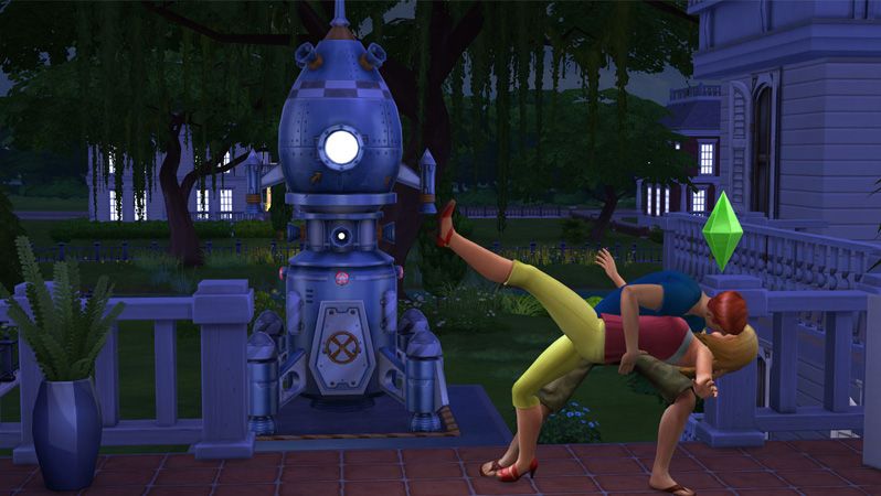 Ukázka ze hry The Sims 4