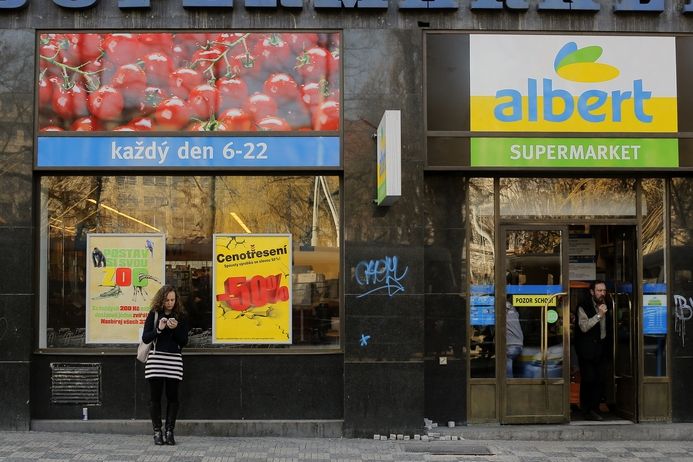 Prodejna potravin Albert nizozemské společnosti Ahold