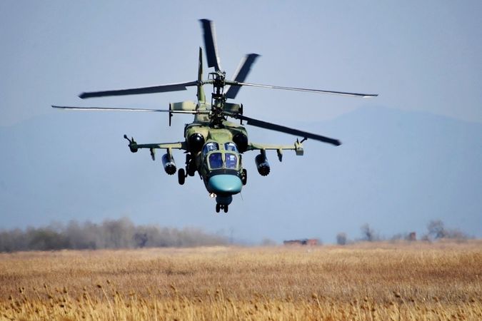 Kamov Ka-52 za letu