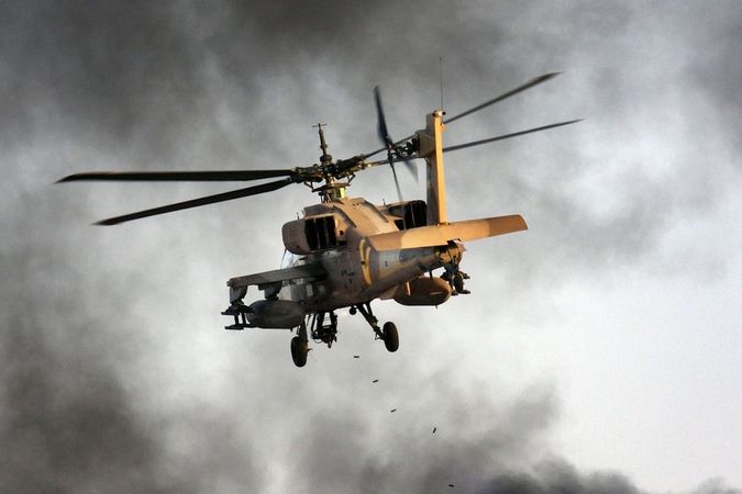 Izraelský vrtulník AH-64D 