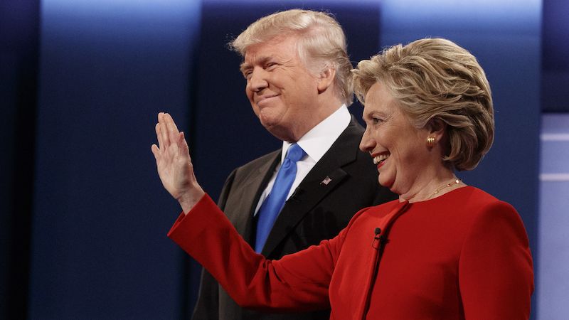 Kandidáti na prezidenta USA Donald Trump a Hillary Clintonová