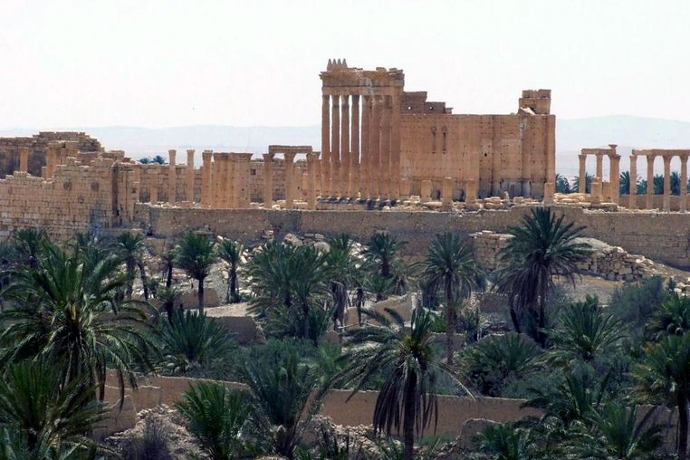 Starověký chrám v Palmýře podle svědků už nestojí
