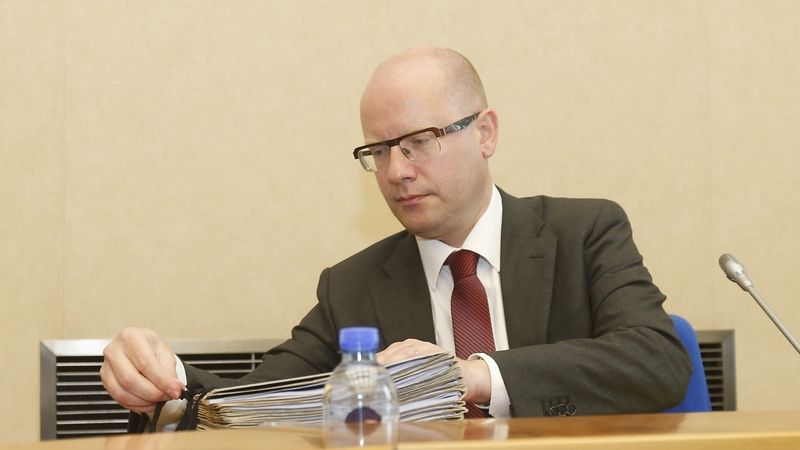 Premiér Bohuslav Sobotka