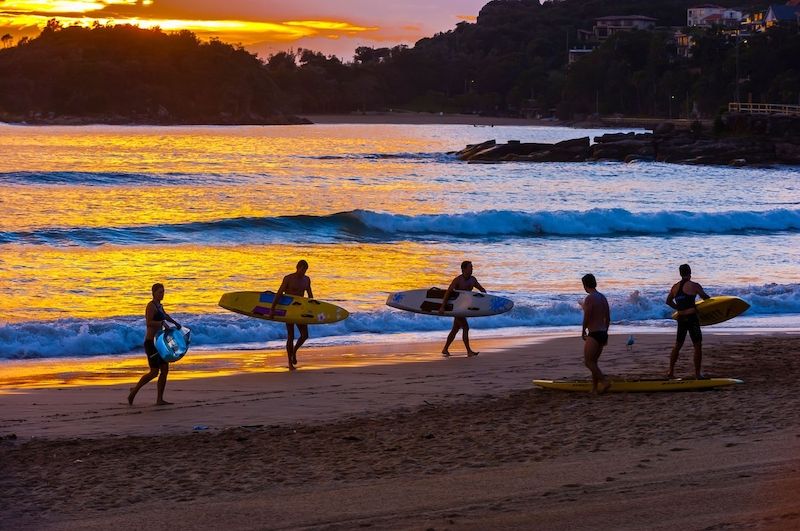 Austrálie je rájem surfařů. 