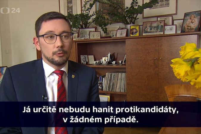 Ovčáček nebude hanit protikandidáty Miloše Zemana