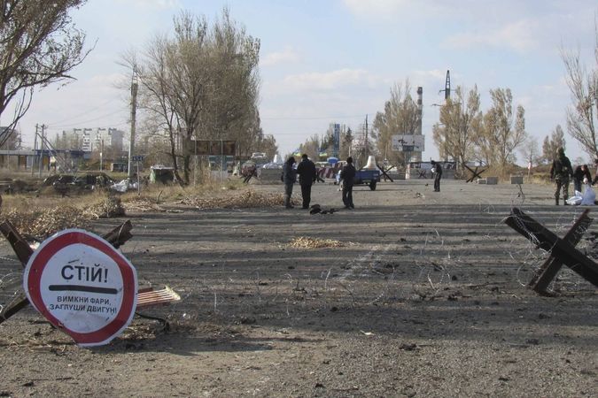 Vyšetřovatelé na místě výbuchu u Mariupolu