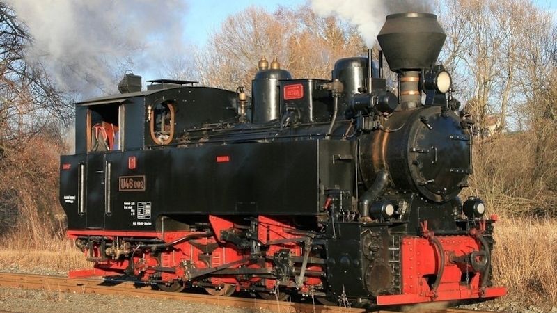 Parní lokomotiva Rešica je v provozu od roku 1958.
