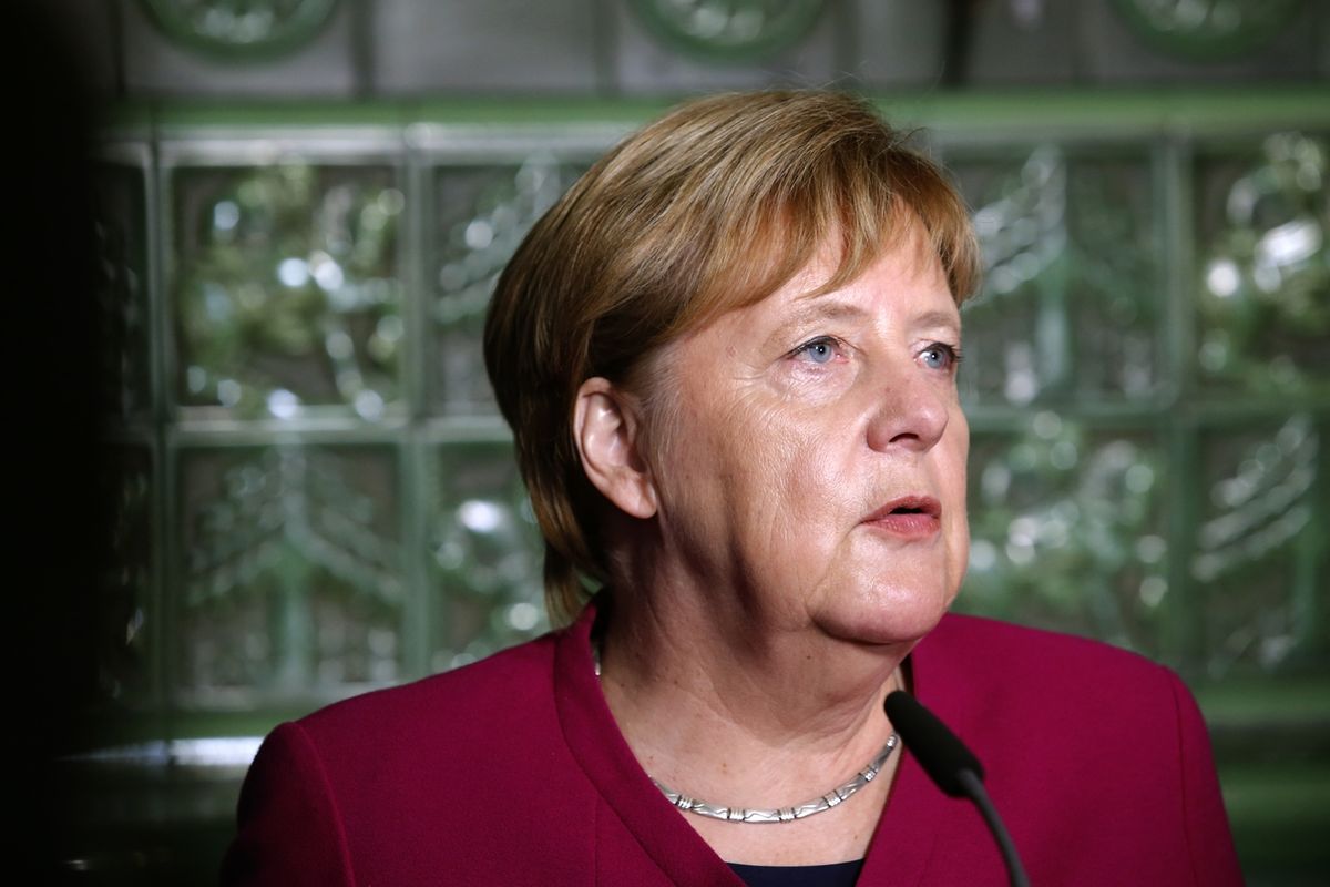 Angela Merkelová na návštěvě Prahy