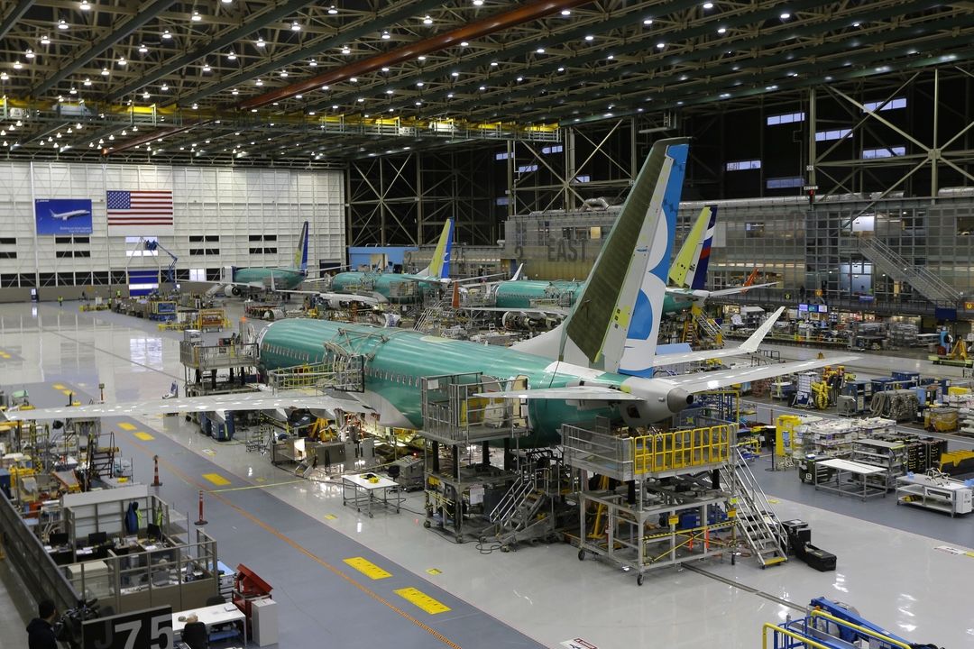 Výroba Boeing 737 MAX