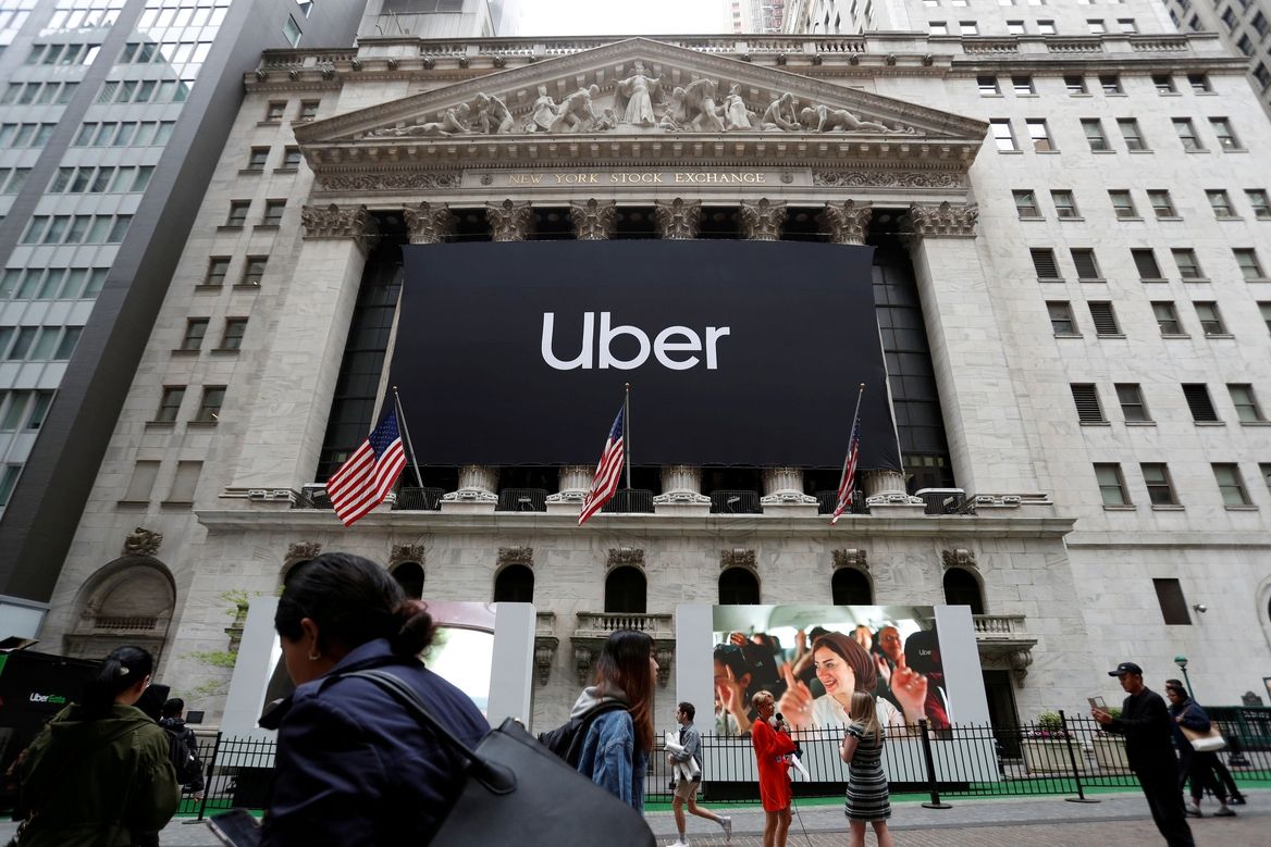 Uber na newyorské burze. Ilustrační snímek
