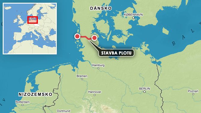 Plot proti prasatům půjde podél hranice mezi Dánskem a spolkovou zemí Šlesvicko-Holštýnsko.