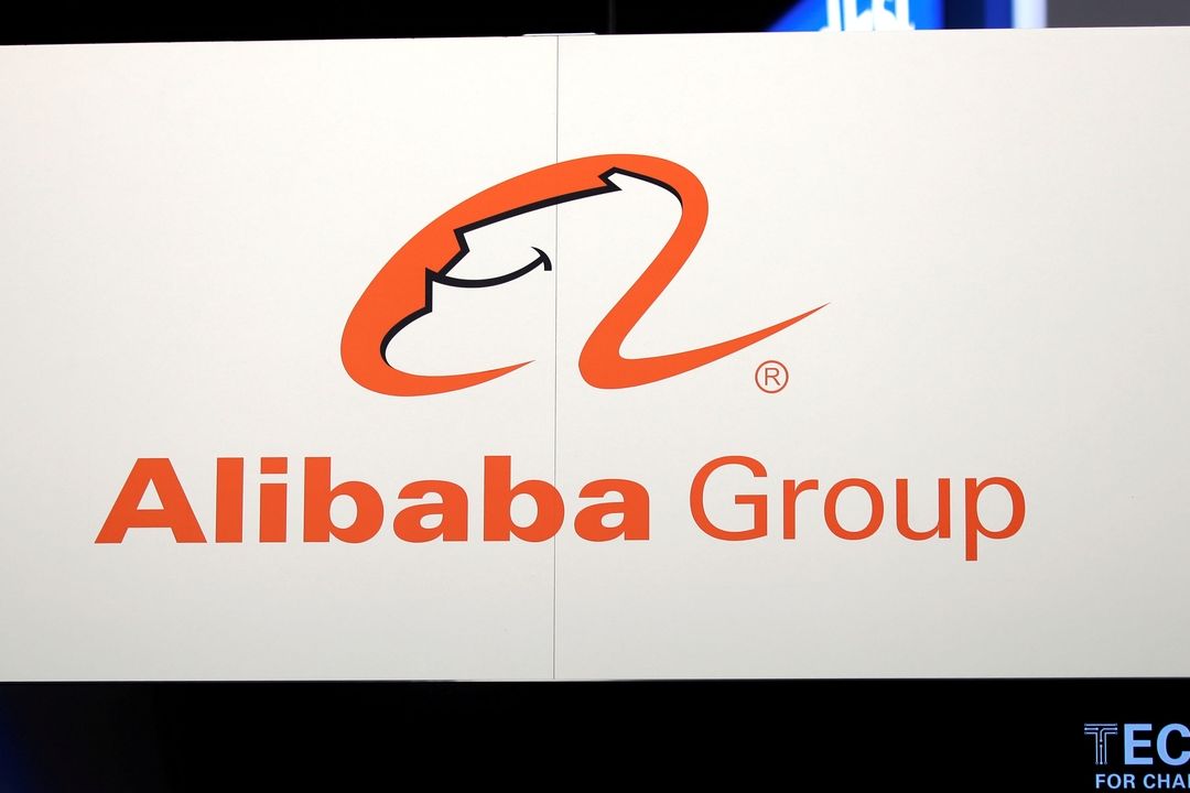 Logo čínského internetového obchodu Alibaba