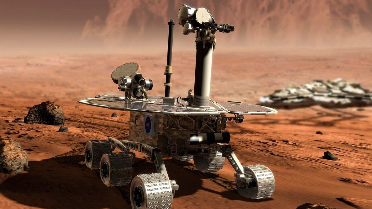 Ilustrační snímek roveru Opportunity