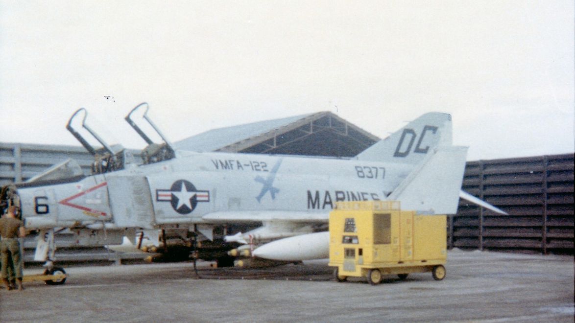 F-4B Phantom 122. perutě US Marines v Danangu 