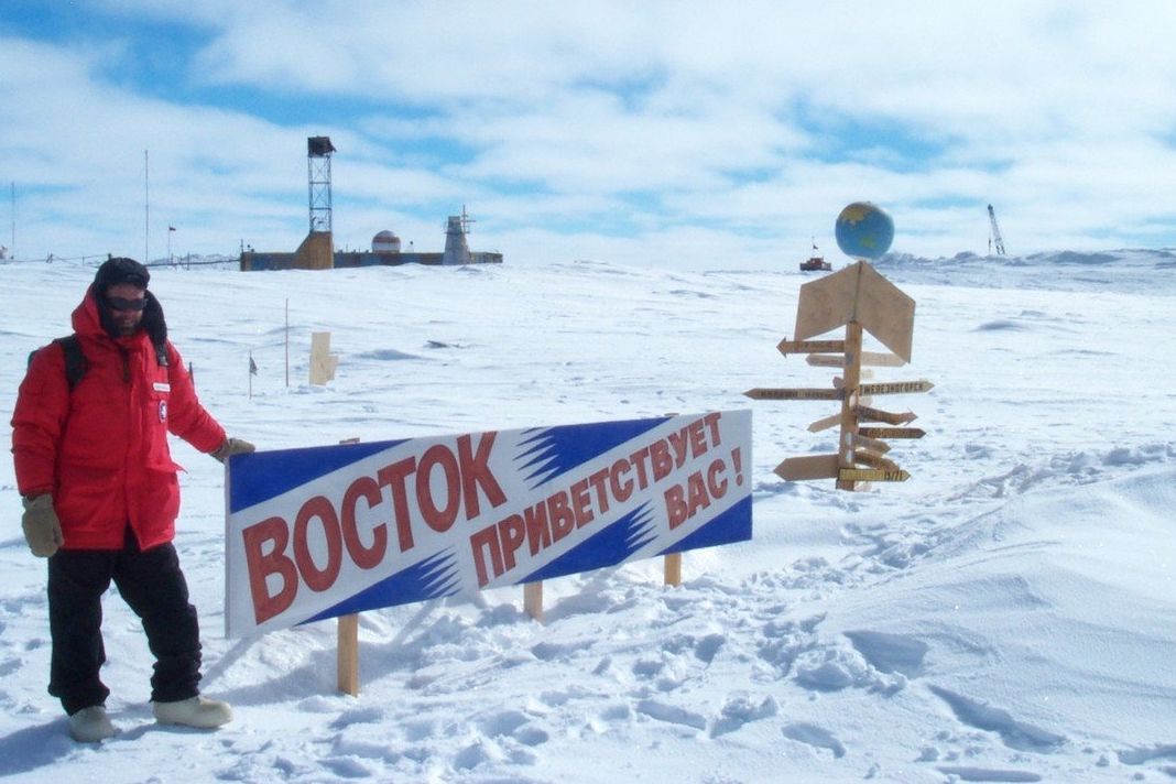 Polární stanice Vostok, obecně nejchladnější místo na Zemi. Archivní foto