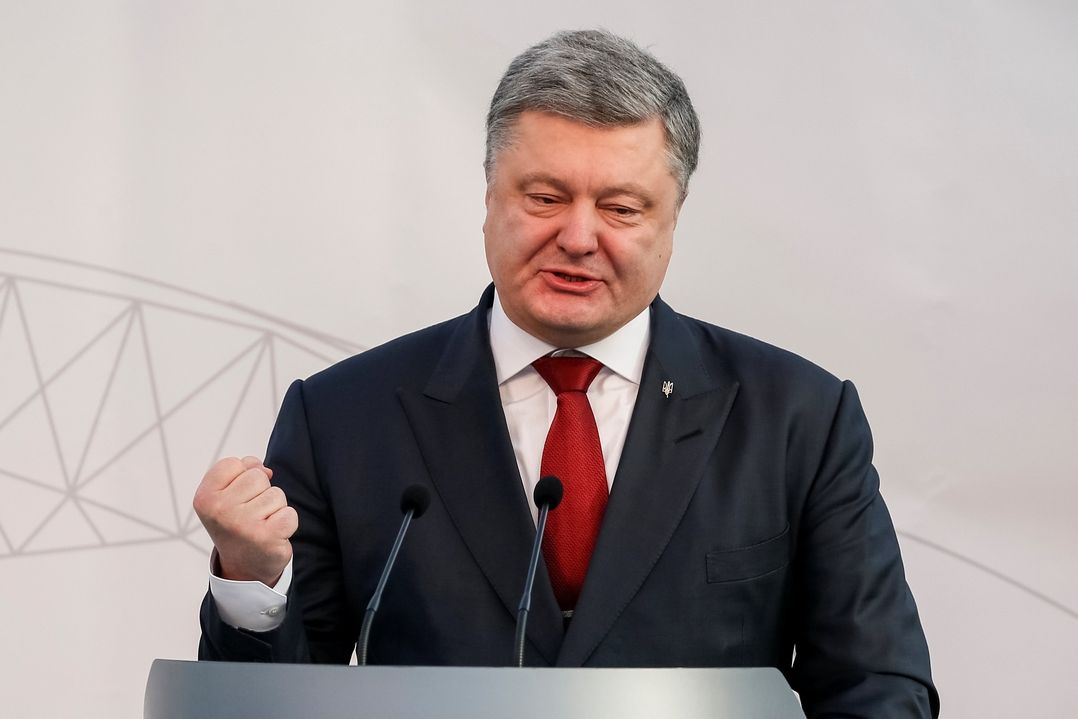 Ukrajinský prezident Petro Porošenko 