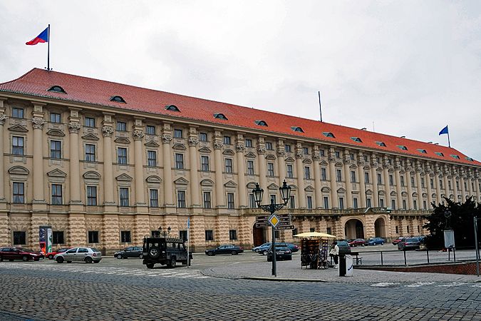 Černínský palác na Loretánském náměstí, sídlo ministerstva zahraničí