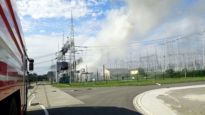 Foto z místa požáru.