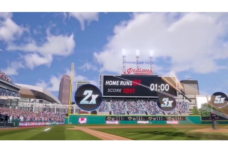 Ukázka ze hry MLB Home Run Derby VR