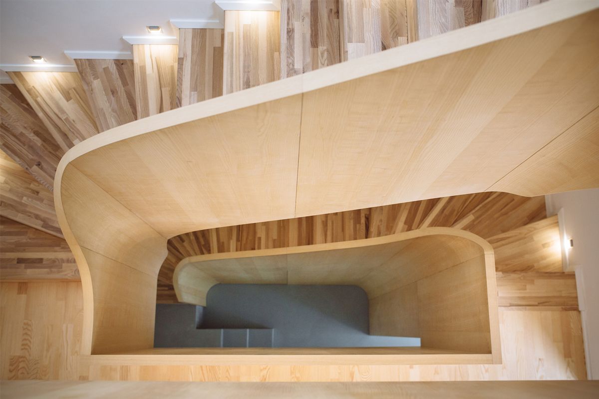 Interiér RD v Brně nadchnul ve své kategorii realizovaných dřevěných interiérů veřejnost nejvíce.