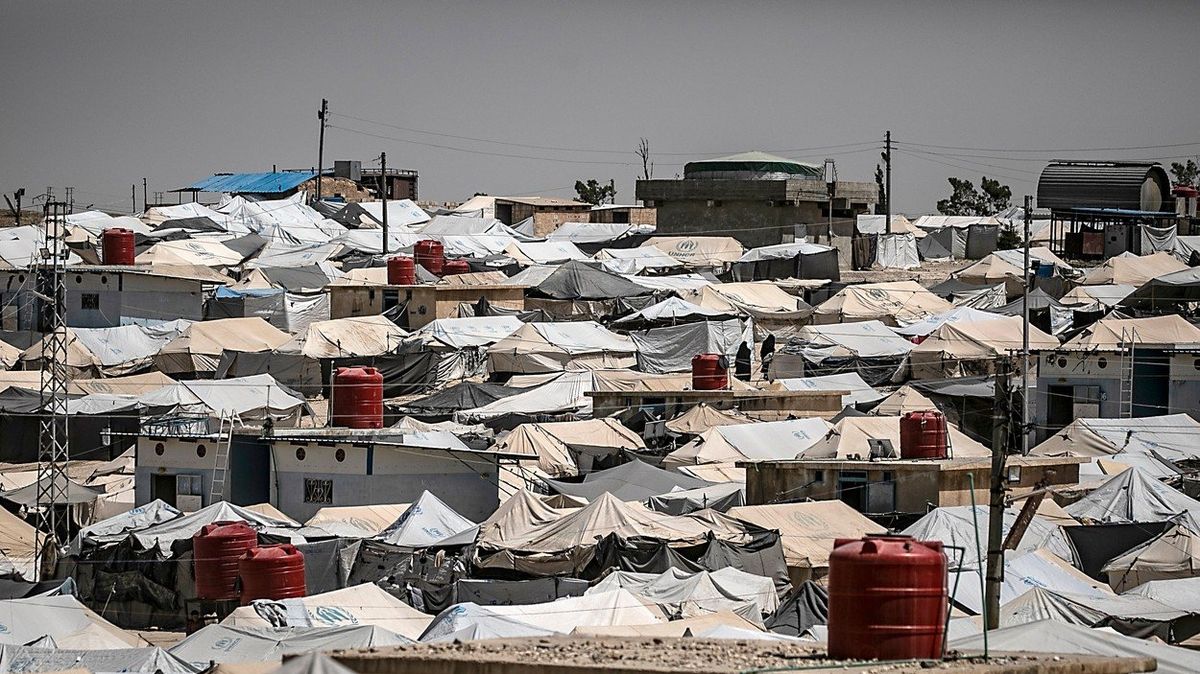 Tábor Al-Hol v syrské provincii Hasaka