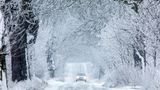 Silnice pod sněhem, ledovka a špatná viditelnost. Řidiči v Česku bojují s počasím 