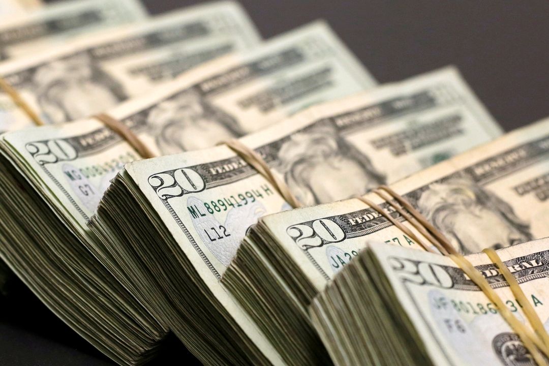 Na ilustračním snímku americké dolary 