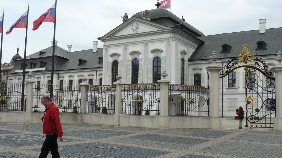 Prezidentský palác v Bratislavě. Ilustrační foto