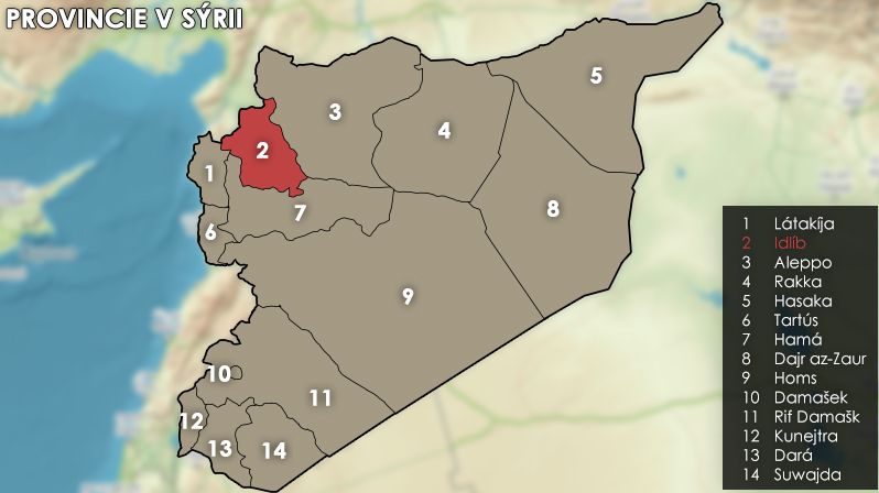 Provincie Idlíb v Sýrii