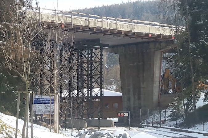 ŘSD uzavřelo most u Černé Hory na Blanensku
