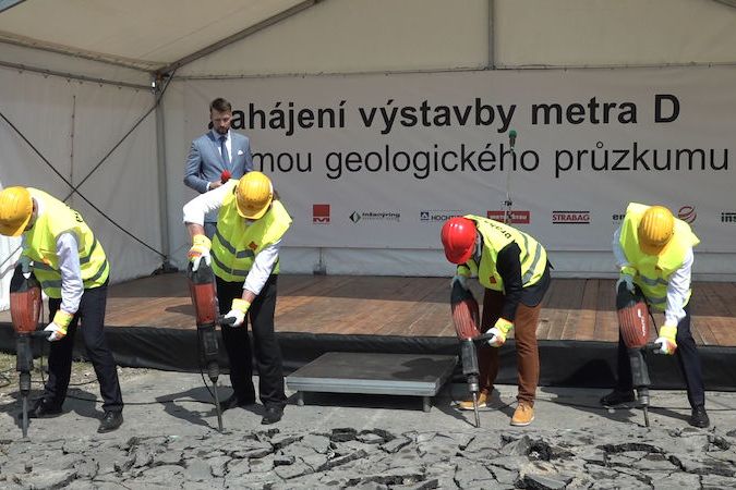 Začala výstavba metra D. Nová linka za 72 miliard se má rozjet za 8 let
