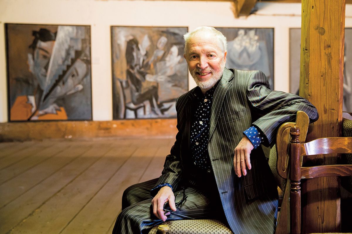 Malíř Michail Ščigol, autor obrazů inspirovaných Franzem Kafkou.