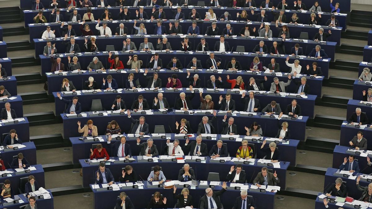 Poslanci v Evropském parlamentu ve Štrasburku