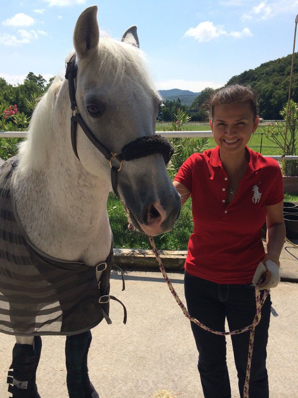Andrea Seelichová miluje koně.